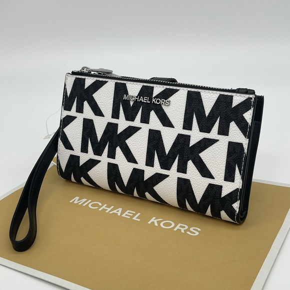 Michael Kors Large Double Zip Wallet Wristlet - Picture 3 of 10